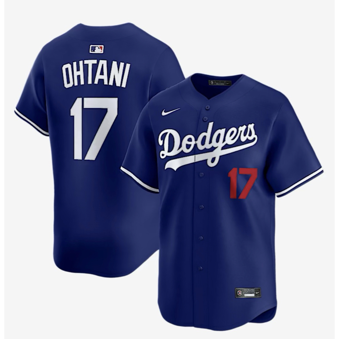 新品 ナイキ 大谷翔平 ドジャース ユニフォーム US Lサイズ ブルー