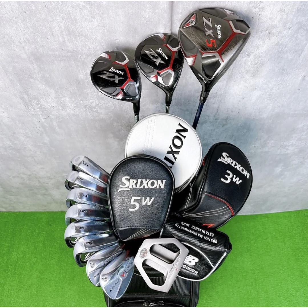 Srixon - メンズ スリクソン ZX5 Z545 ゴルフクラブセット 右打ち12本