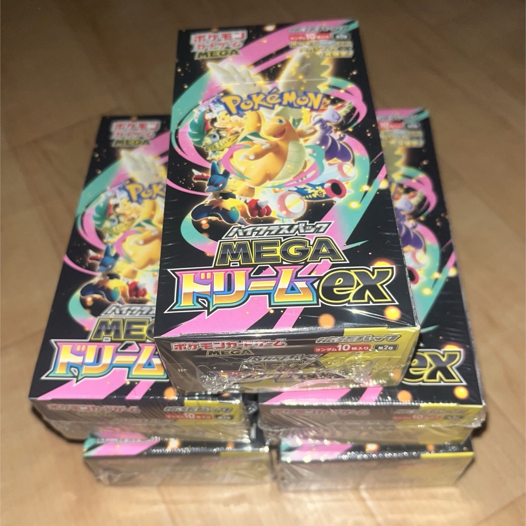 MEGAドリームexシュリンク付き未開封3BOX セットポケモンカード
