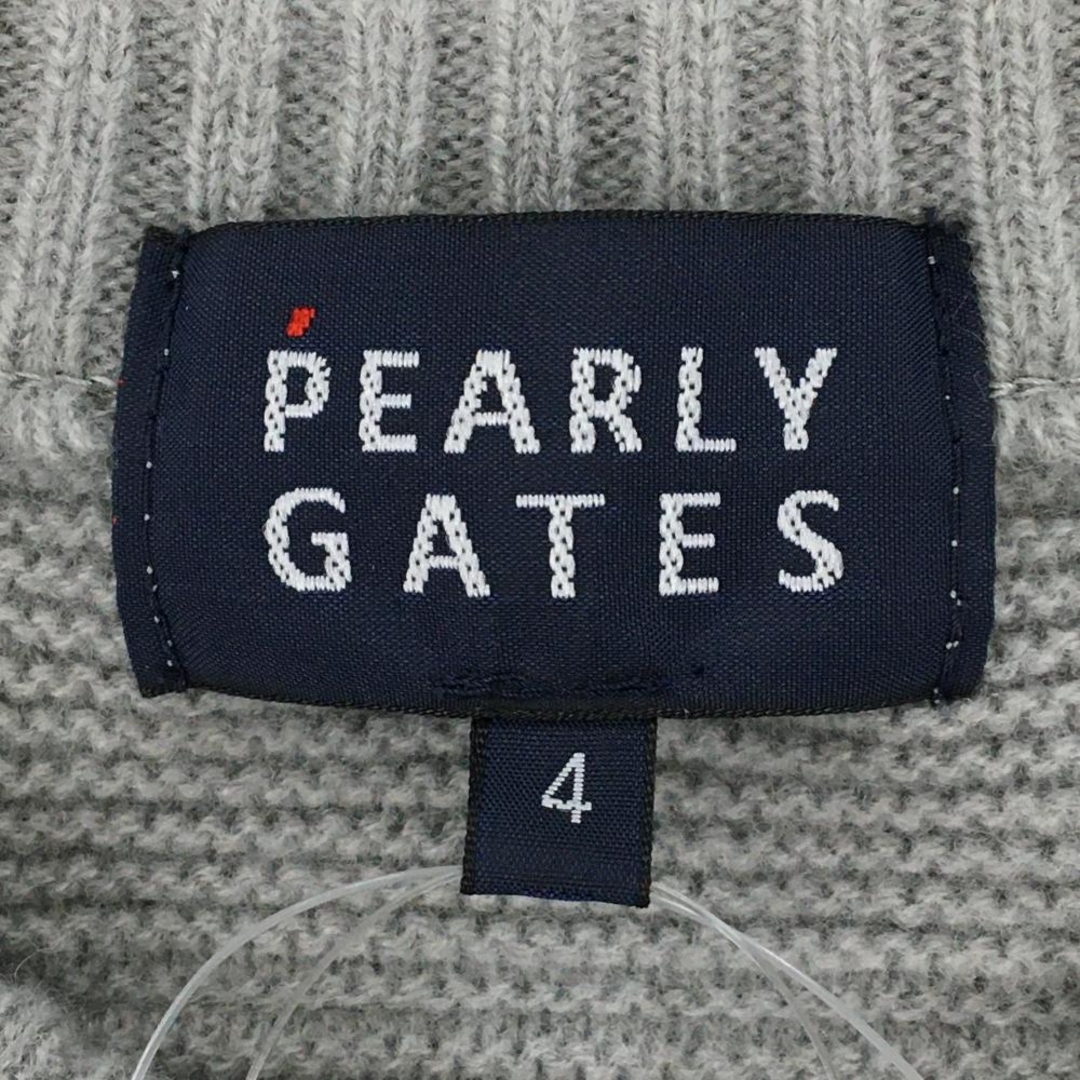 PEARLY GATES - 【新品】パーリーゲイツ セーター グレー×ネイビー