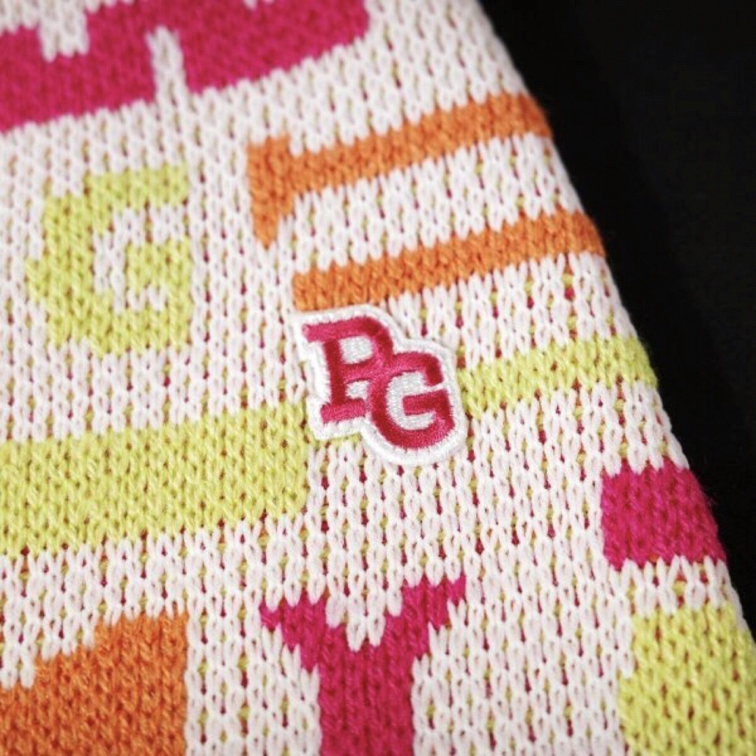 PEARLY GATES - 【PEARLY GATES】秋冬 ウール混 フリンジニット