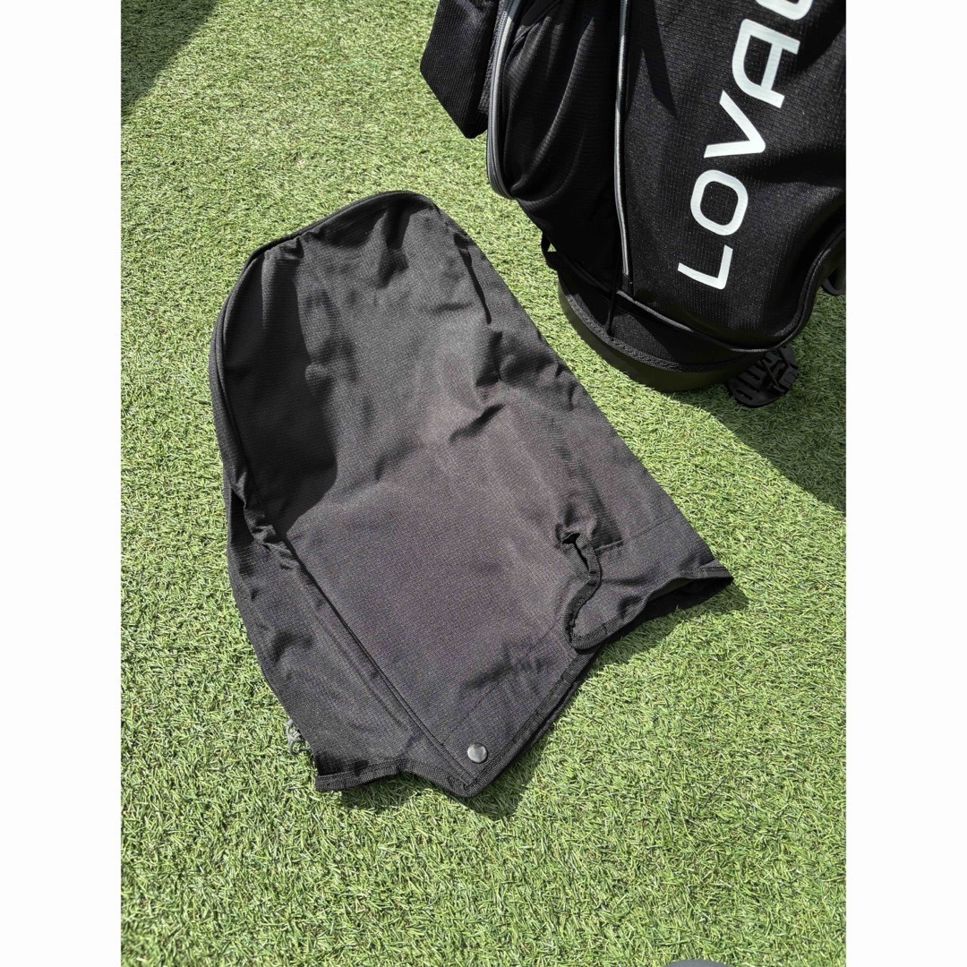 LOVACE スタンドキャディバッグ ゴルフバッグ 新品 ブラック 軽量 防水