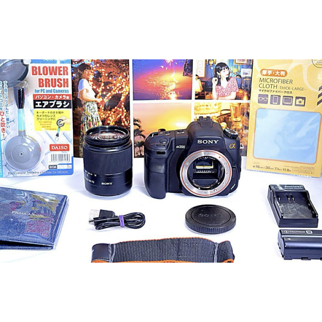 SONY - ✨極美品✨❤初心者オススメ❤✨スマホ転送OK✨SONYソニーα200