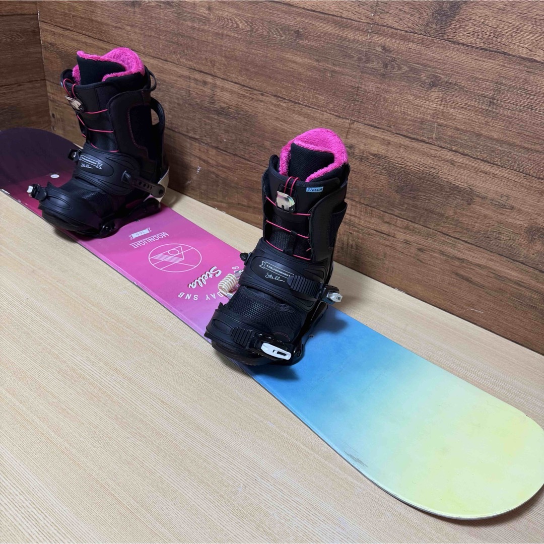 STELLA ステラ 初心者オススメ レディース スノーボード5点 144cm