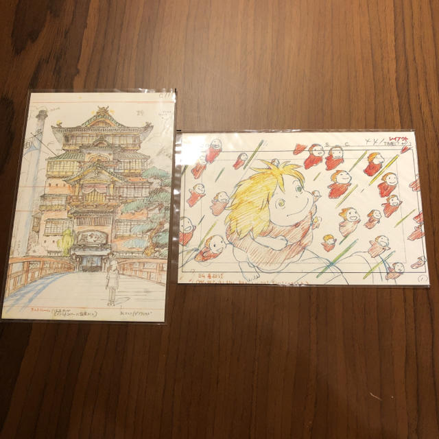 スタジオジブリレイアウト展 ポストカード2枚の通販 by gin&tonic's