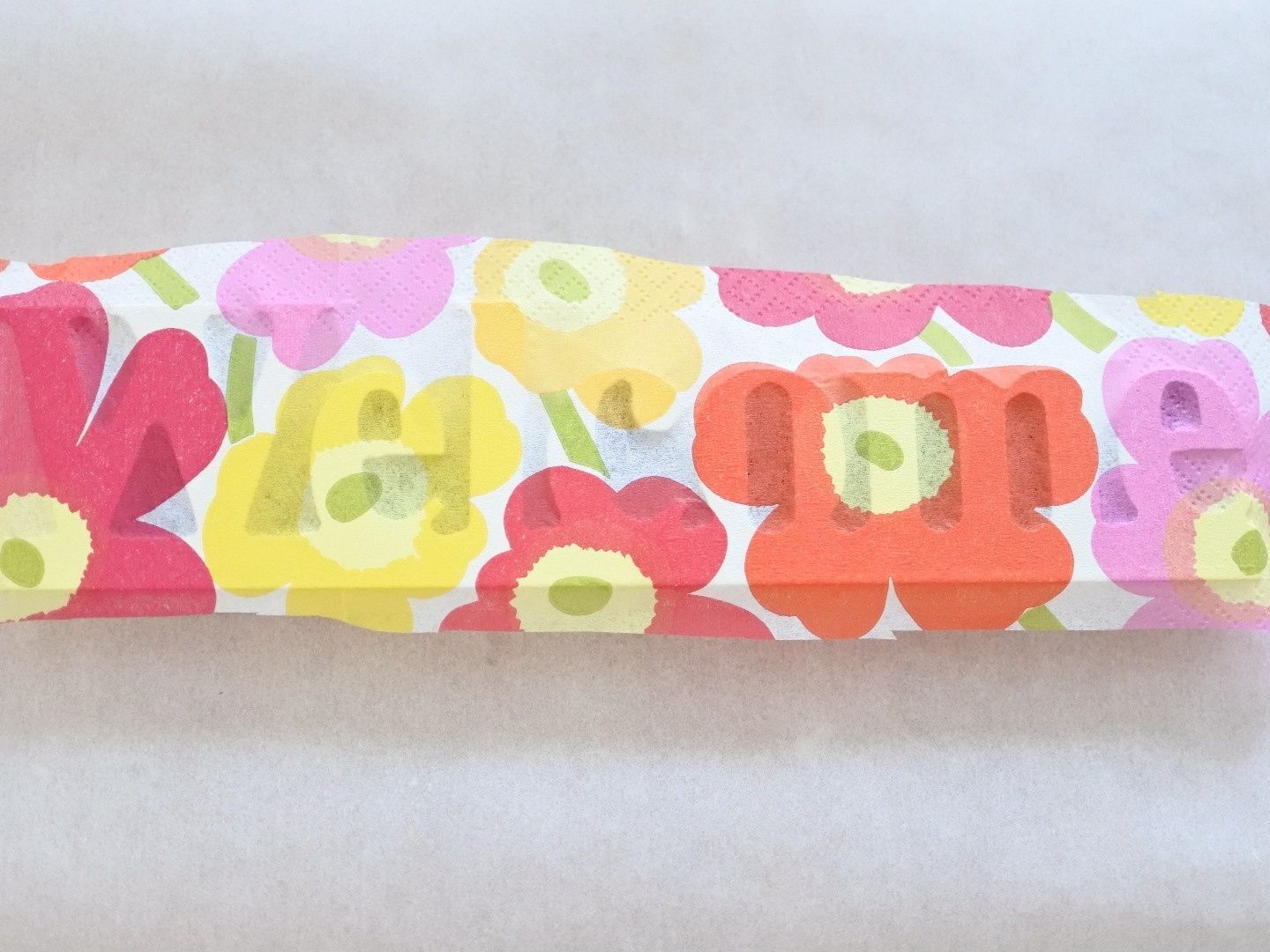 アルファベットオブジェのデコパージュ方法｜ハンドメイドの作り方