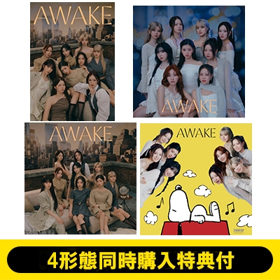4形態同時購入特典付》 AWAKE (初回生産限定盤A+初回生産限定盤B+通常