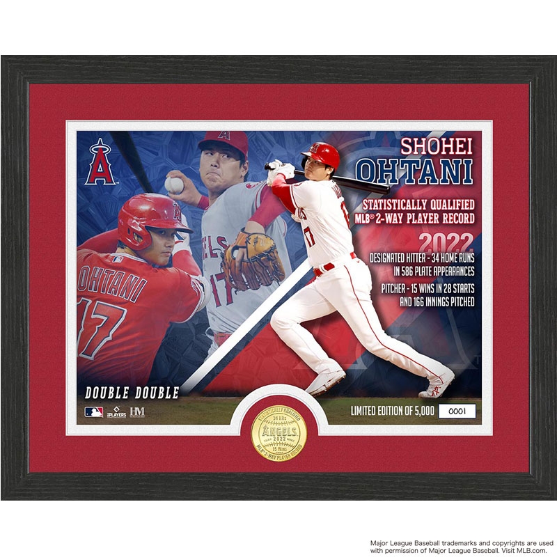 大谷翔平 2023 MLBオールスターゲーム出場記念ダブルフォトミント 大谷