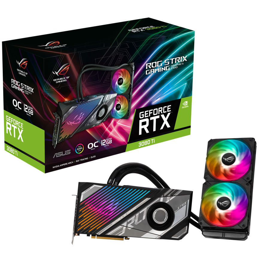 Asus GeForce RTX 3080 Ti ROG Strix LC OC 12GB GDDR6X PCI-Express