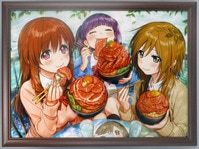 PG-3417]ゆるゆり 直筆サイン入りカード 大坪由佳