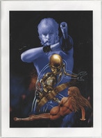 蒼樹うめ カラー複製イラスト 大和撫子になりたいのに！