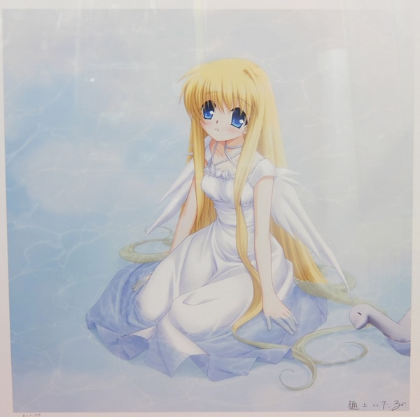 樋上いたる 直筆サイン入りカラー複製イラスト / Air