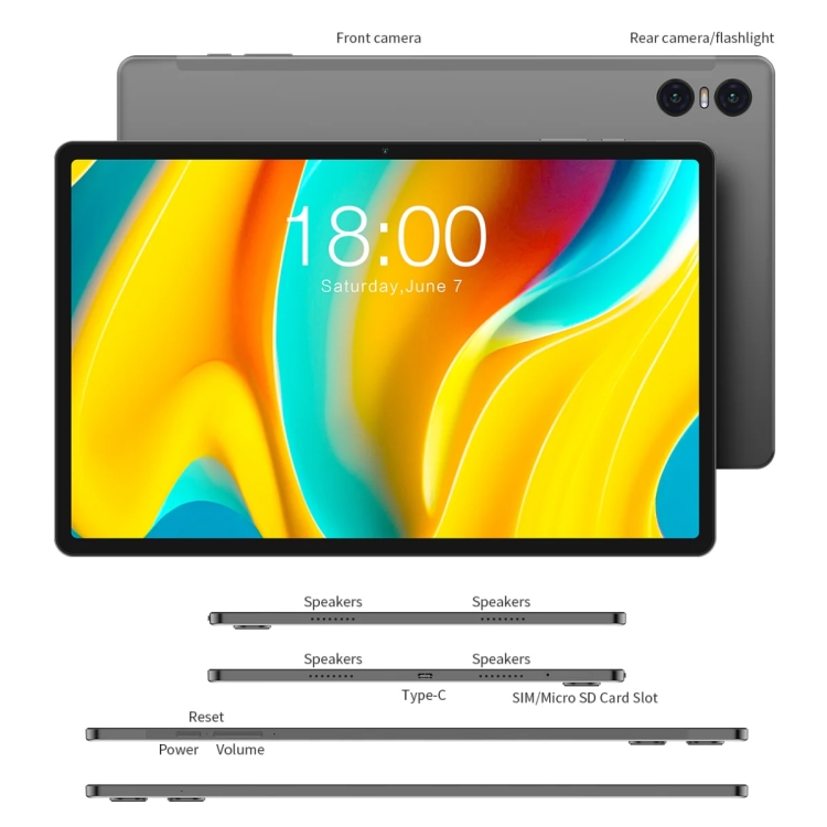 Teclast T50 Pro Tablet PC 11 inch, 16GB+256GB, Android 13