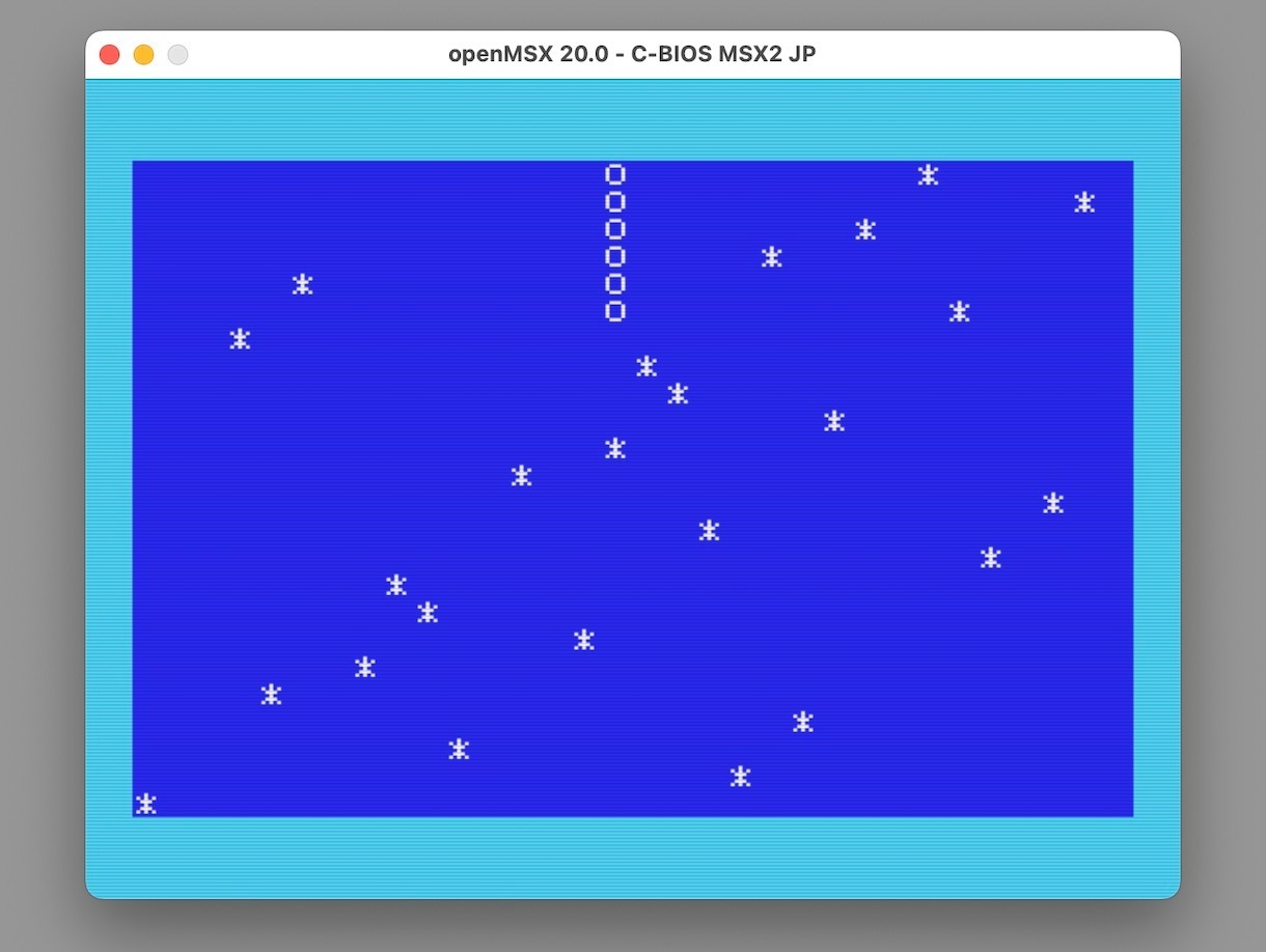 z88dk/C言語でつくる、かわくだりMSX用ROMファイル