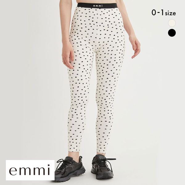 エミ WELLNESS&TRAINING eco ドット柄ブラトップ ブラジャー ノン