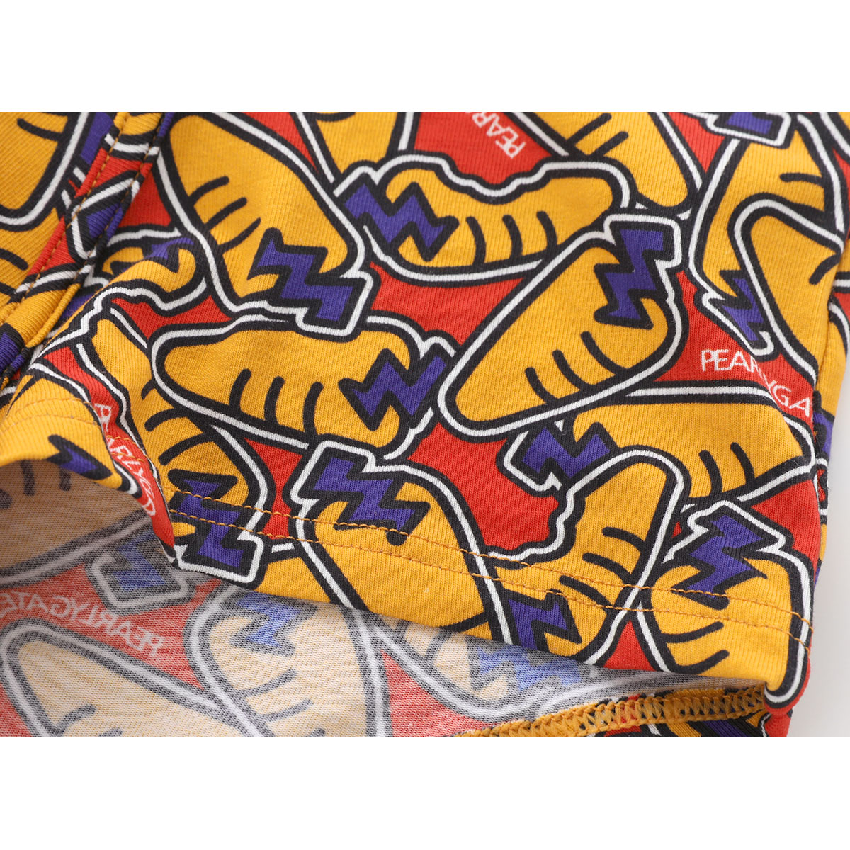 パーリーゲイツ 人参柄プリント ボクサーパンツ メンズ 前とじ