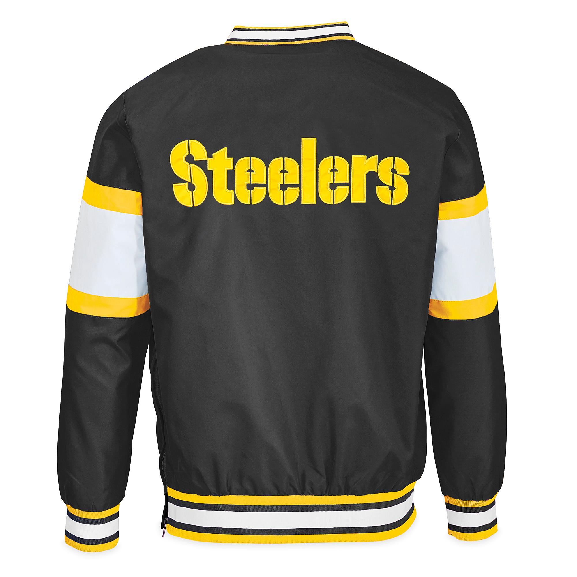 NFL Starter Pullover - Pittsburgh Steelers, Large S-26227PIT-L - ULINE