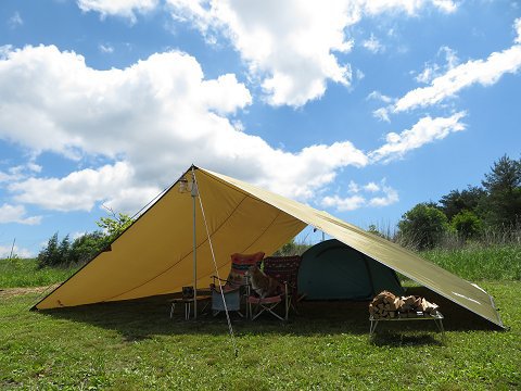 GRANADA in the Field with Corgi:UNIFLAME ビッグタープ 8x6 ミニレビュー