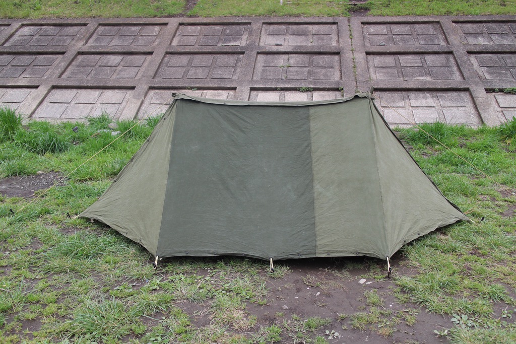 PEACE CAMP:シェルターハーフテント（パップテント）試し張り