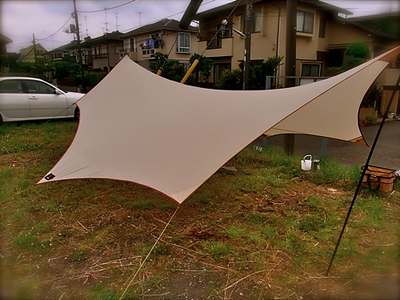 6人家族のキャンプ道:MSRビスタウィング・アレンジ