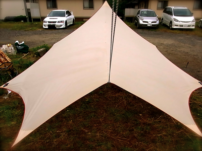 6人家族のキャンプ道:MSRビスタウィング・アレンジ