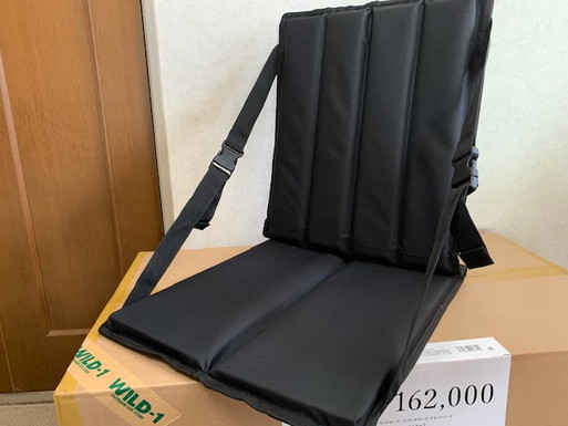 どこまで行くのか 我がキャンプ:スノーピークのお座敷仕様時の座椅子