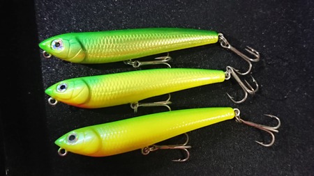 まぁいろいろと・・・:メガバス ドッグ-X チャートライム達など