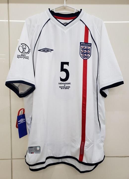 イングランド代表（H）日韓2002W杯 N&N + 刺繍MTD ＆ 刺繍大会ロゴ