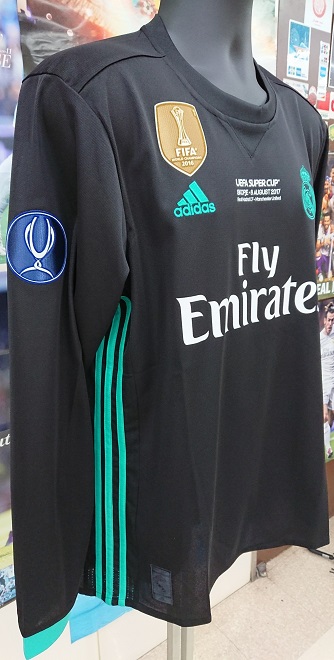 レアル、マドリード（アウェイ）UEFA SUPER CUP 2017 長袖 ロナウド