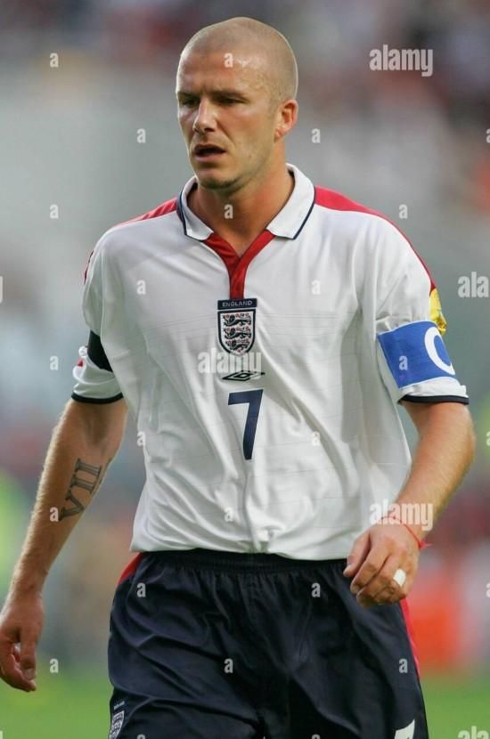 イングランド（H) EURO 2004 ベッカム＃7 マッチデイ付 ＆ EURO