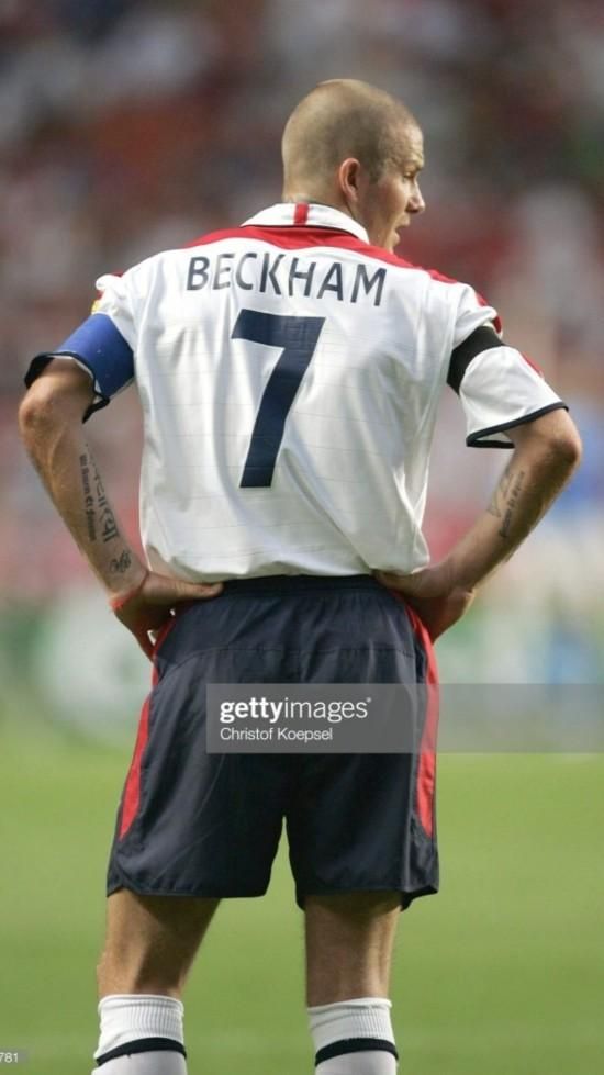 イングランド（H) EURO 2004 ベッカム＃7 マッチデイ付 ＆ EURO