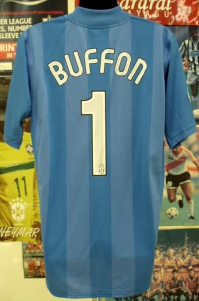 ユベントス（GK青）07/08選手用ブッフォン＃1+レガカル付き