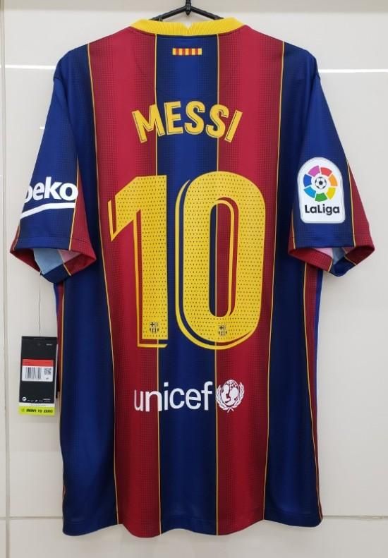 FCバルセロナ（H）20/21 MESSI#10 + LFP（大）パッチ付き！