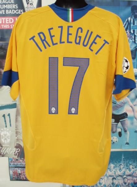 ユベントス （A）05/06 CL用 トレゼゲ＃17 ユニフォーム