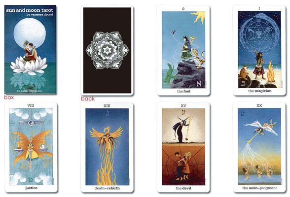 絵本のような幻想的な世界】サン・アンド・ムーン・タロット