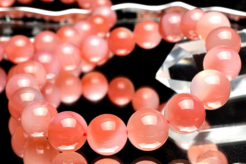 高品質 ピンク瑪瑙 ピンクアゲート BIGスフィア 6.6センチ 高品質