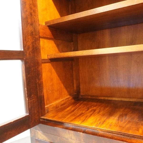 値下げ/松本民芸家具のG-1型 面取り食器棚のご紹介です。ミズメザクラ