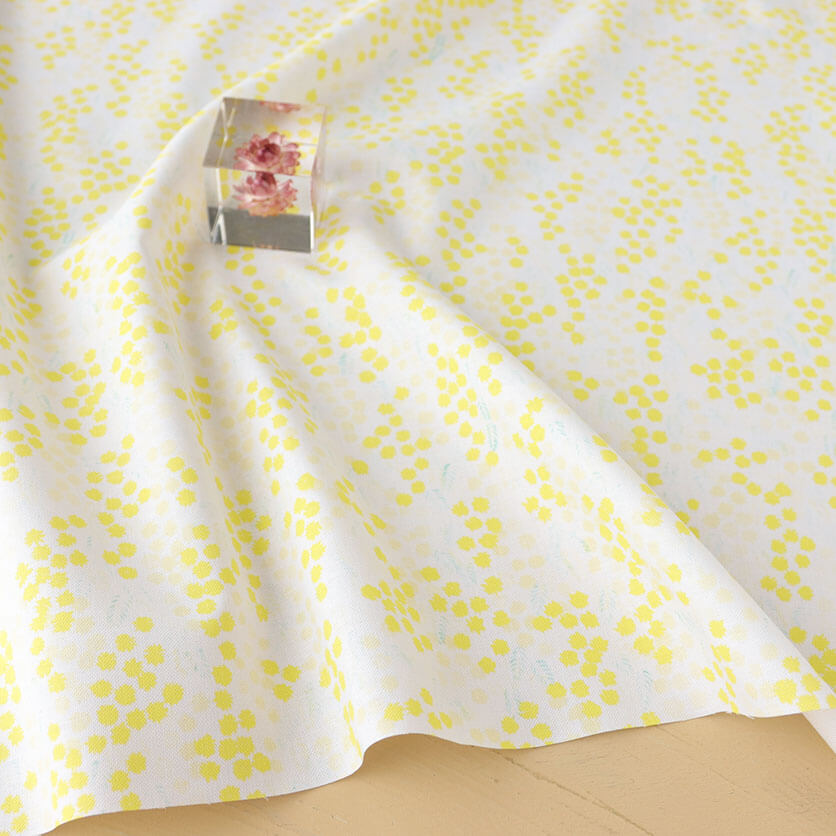 ミモザづくし 花柄- 布・生地の通販サイト：nunocoto fabric