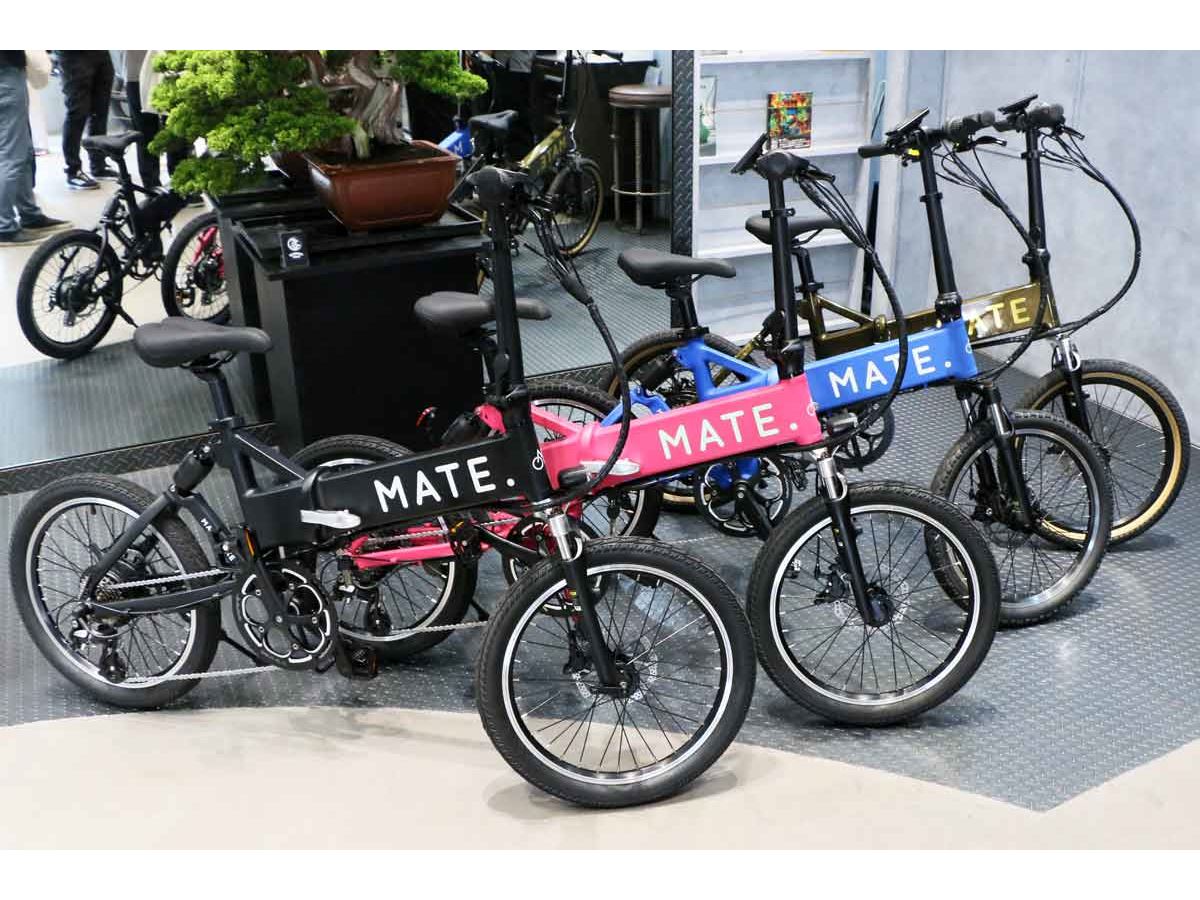 極太タイヤで話題となった「MATE.BIKE」のミニベロe-Bikeに街乗り向け
