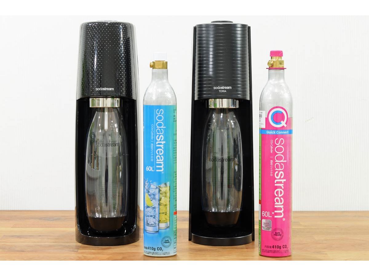 ワンタッチで素早くガスシリンダーを装着できる新機能がイイ！ソーダ