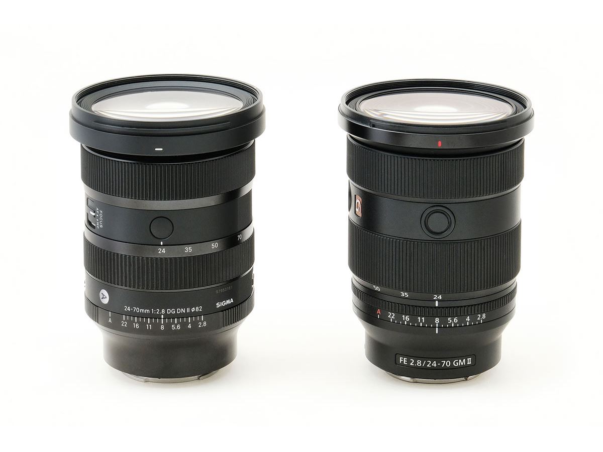 シグマの最高峰・標準ズーム「24-70mm F2.8 DG DN II」をソニー「GM