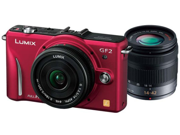 パナソニック LUMIX DMC-GF2W-W ダブルレンズキット [シェルホワイト