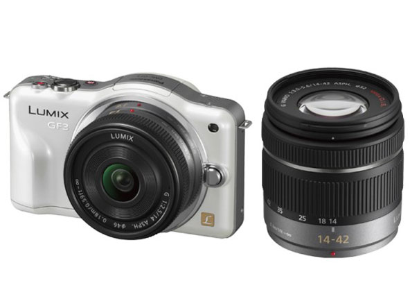 パナソニック LUMIX DMC-GF3W-W ダブルレンズキット [シェルホワイト
