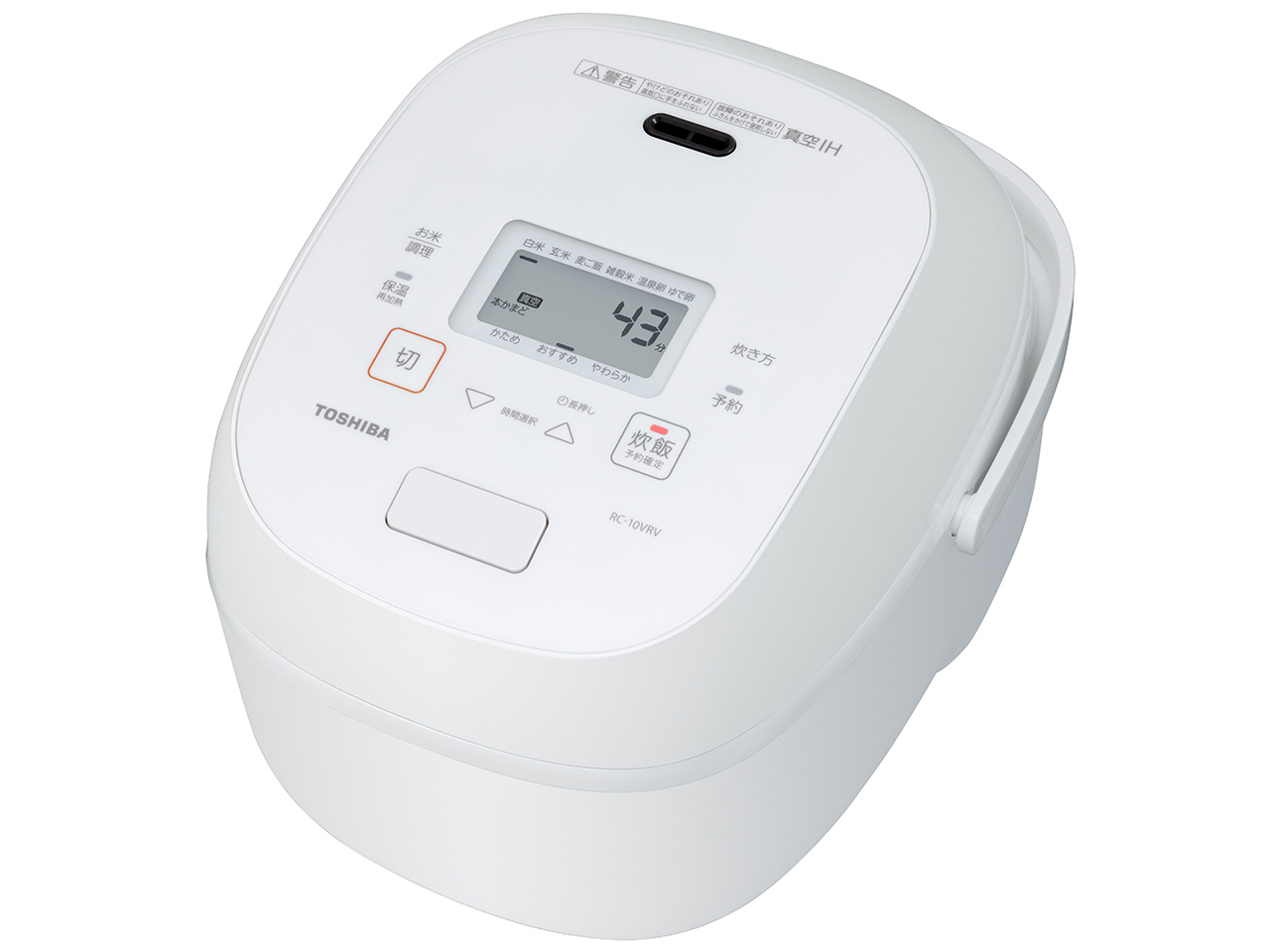 東芝 真空IH RC-10VRV(K) [グランブラック] 価格比較 - 価格.com