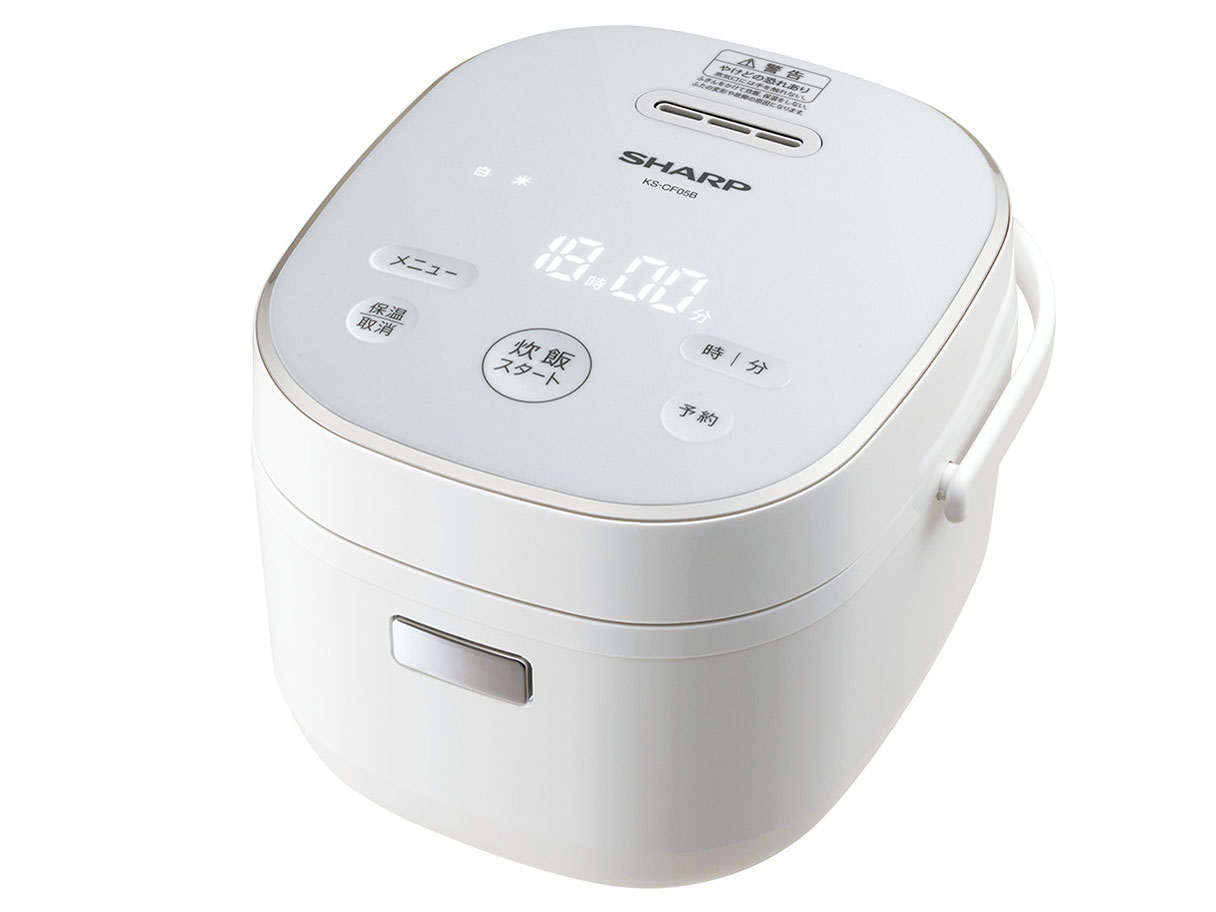 シャープ KS-CF05B-W [ホワイト系] 価格比較 - 価格.com