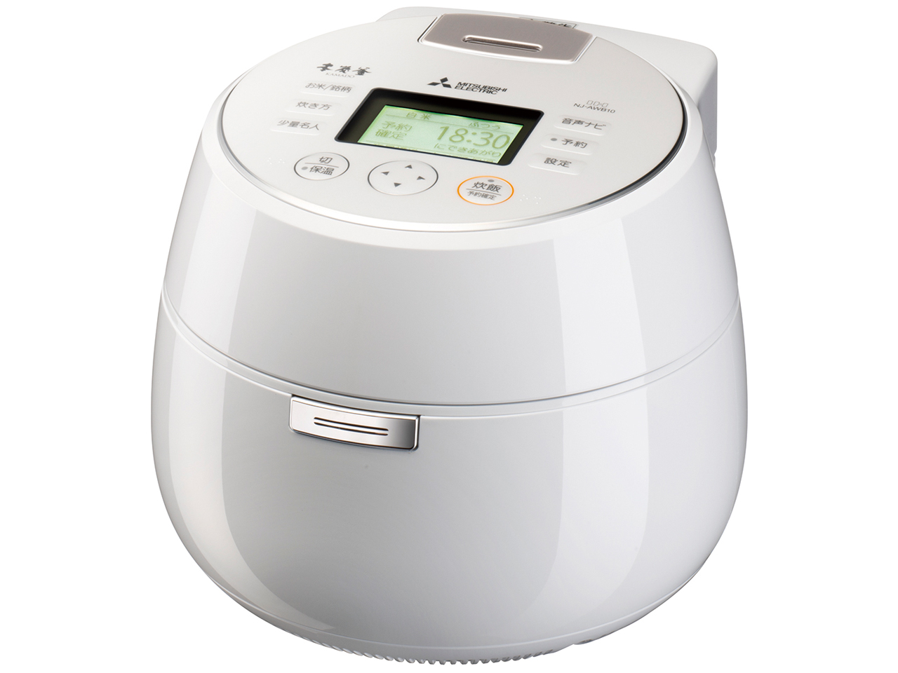 三菱電機 本炭釜 KAMADO NJ-AWB10-W [月白] 価格比較 - 価格.com