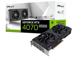 PNY GeForce RTX 4070 SUPER 12GB VERTO OC デュアルファン