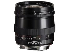 コシナ フォクトレンダー ULTRON 75mm F1.9 VM SC [ブラックペイント