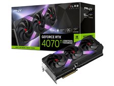 PNY GeForce RTX 4070 Ti SUPER 16GB OC XLR8 ARGB オーバークロック