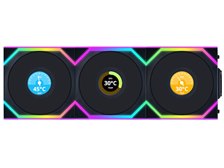 LIAN LI UNI FAN SL WIRELESS LCD120 BK 3Pack UF-SL120-LCD-WLS-3B